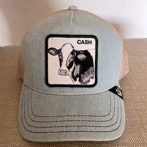 Goorin Bros. The Farm Unisex Trucker Hat, Blue Cash Cow, One Size